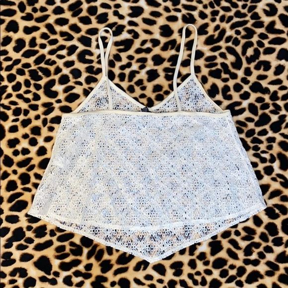 AE Crochet lace flower top XS - Picture 3 of 4